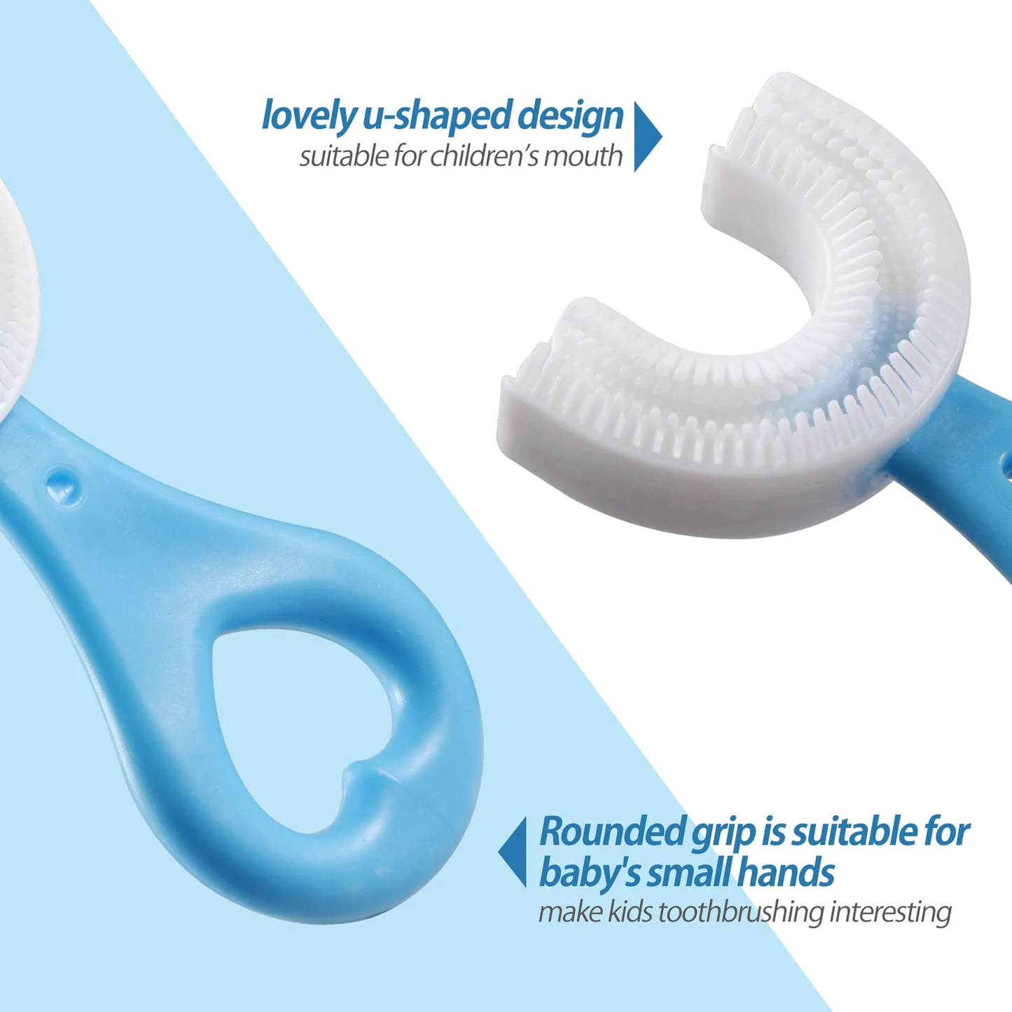 360 Degree U-Shaped Baby Toothbrush | Child Toothbrush Teethers Baby