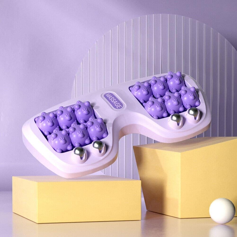 Manual Foot Massager Roller – Stress Relief & Acupressure Device for Foot and Leg Pain (Random Color)